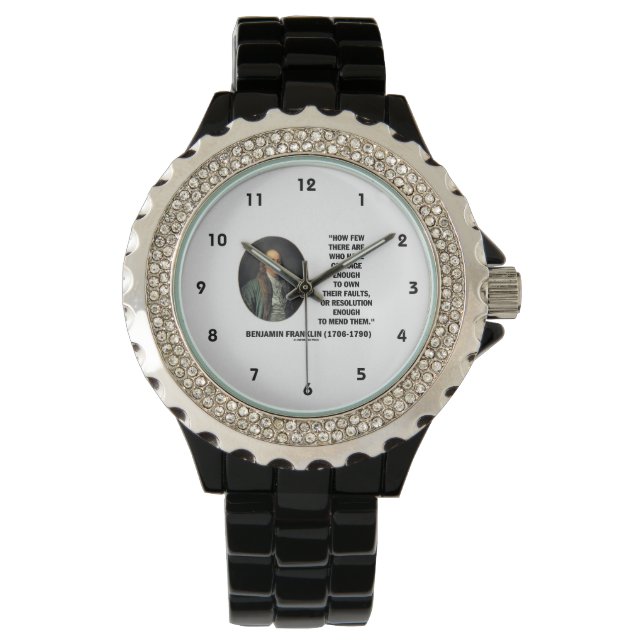 Montre Courage Possède Leurs Fautes Résolution Franklin C (devant)