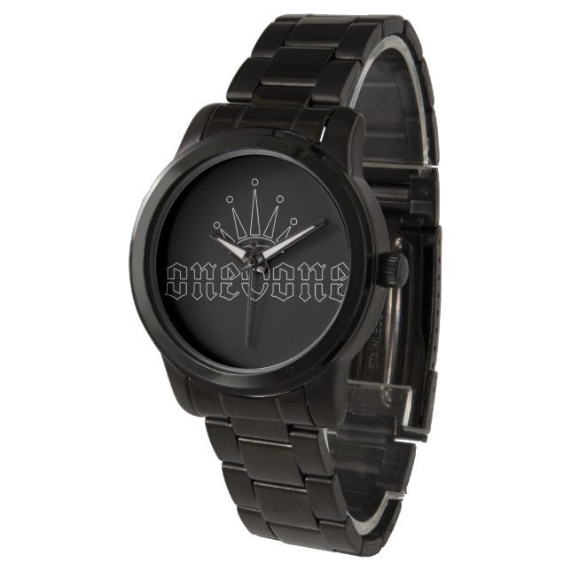 Montre Couronne Royal Black 101 (Incliné)