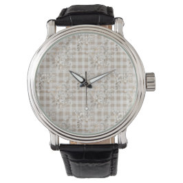 Montre Cozy christmas earth tones floral 