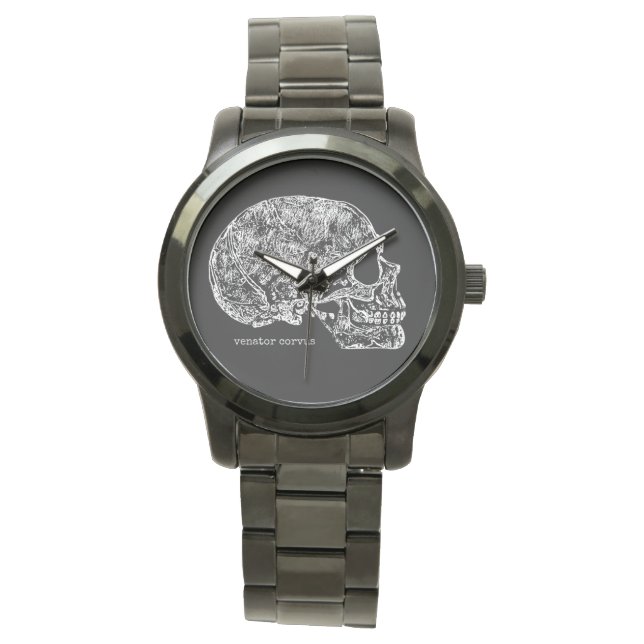 Montre crâne (devant)
