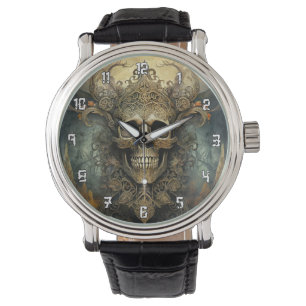 Montre Crâne artistique très Cool