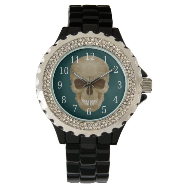 Montre crâne Camouflage (devant)