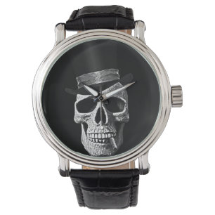 Montre Crâne de chapeau supérieur
