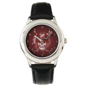 Montre crâne de hockey
