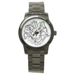 Montre Crâne de joker du peloton   de suicide "tout dans