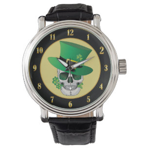 Montre Crâne de Leprechaun irlandais