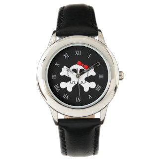 Montre Crâne pirate et coupes croisées Art Déplaisant