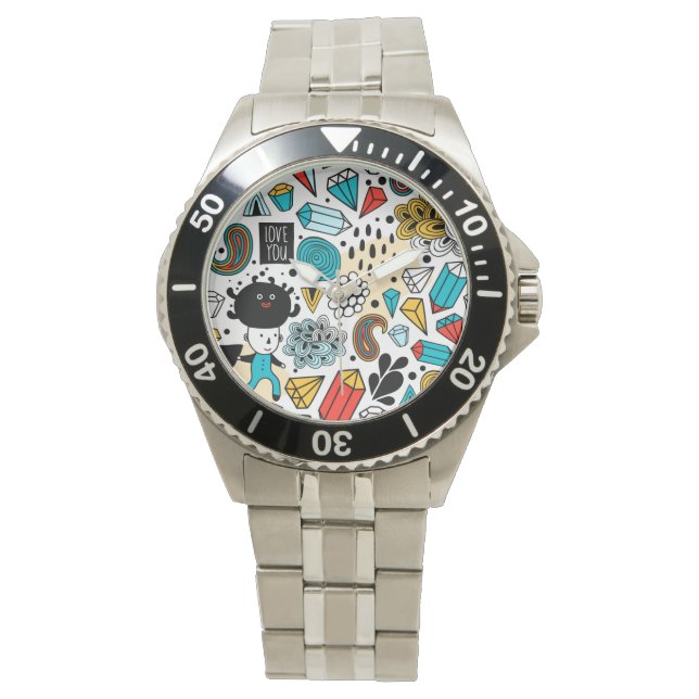 Montre Crazy head (devant)