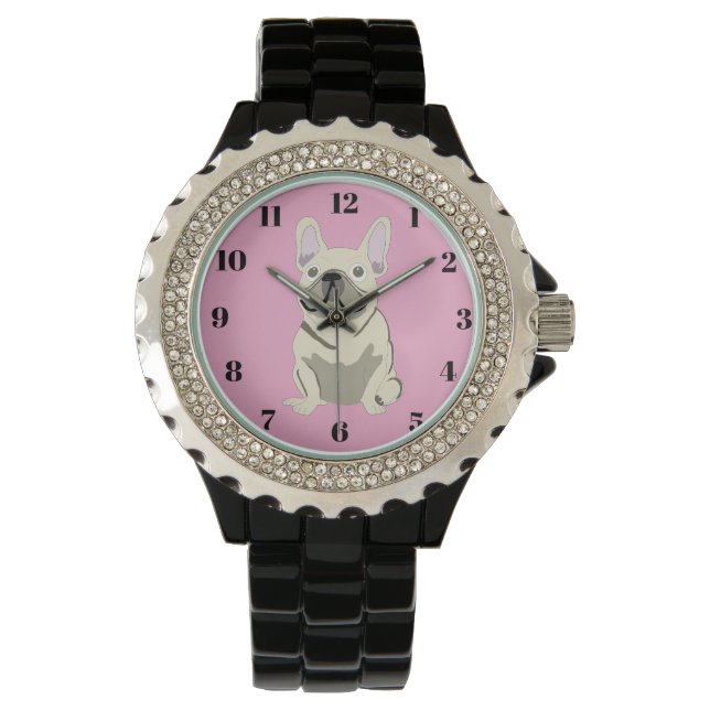 Montre Cream French Bulldog (devant)