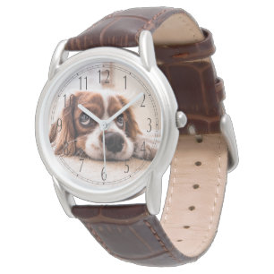 Montre Créations personnelles Chiot Triste Espagnol Watc