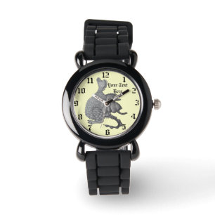 Montre créature mythique et imaginaire dragon gris mignon