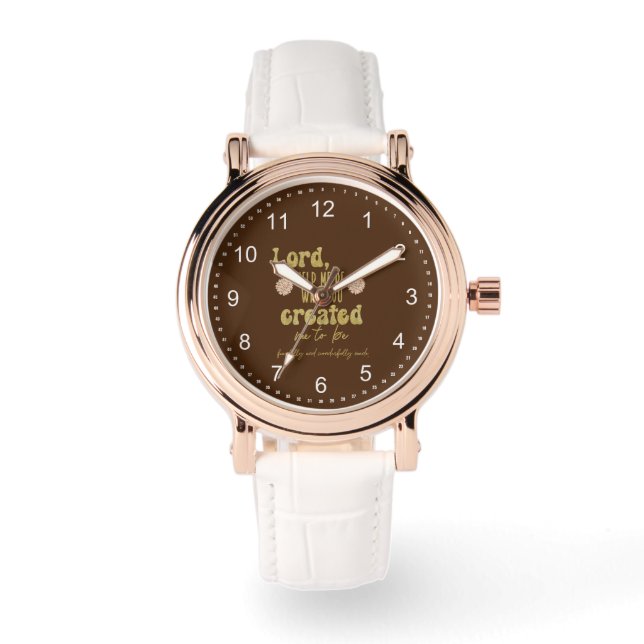 Montre Créé moi pour être la prière (Recto)