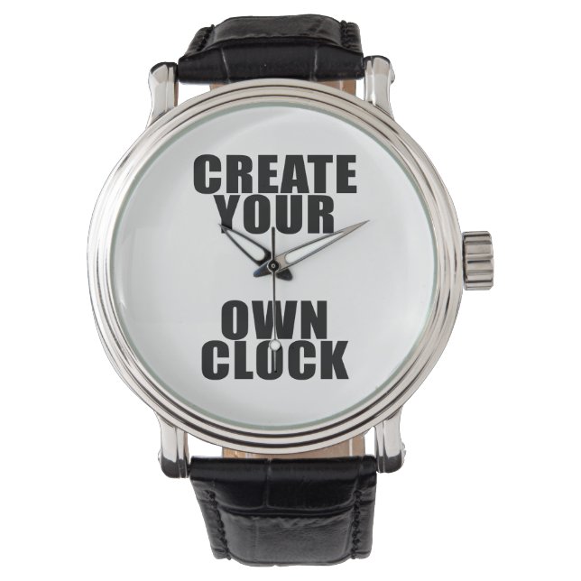 Montre Créer votre propre surveillance (devant)