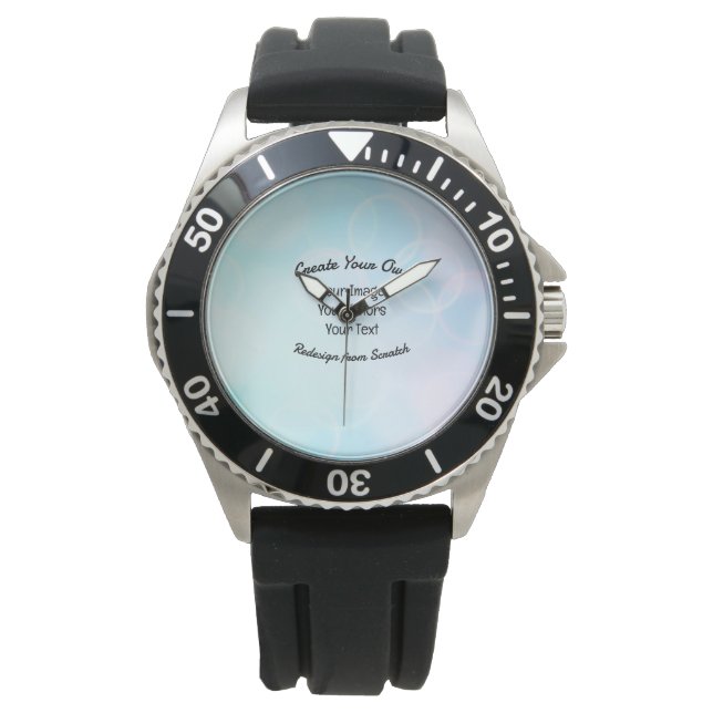 Montre Créez votre propre conception/logo personnalisé (devant)