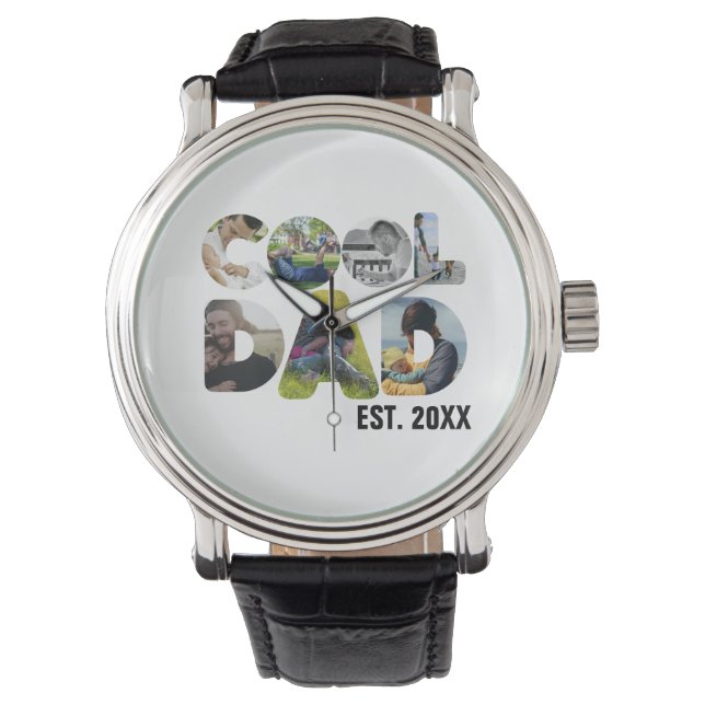 Montre Créez votre propre cool papa 7 lettre photo pour l (devant)