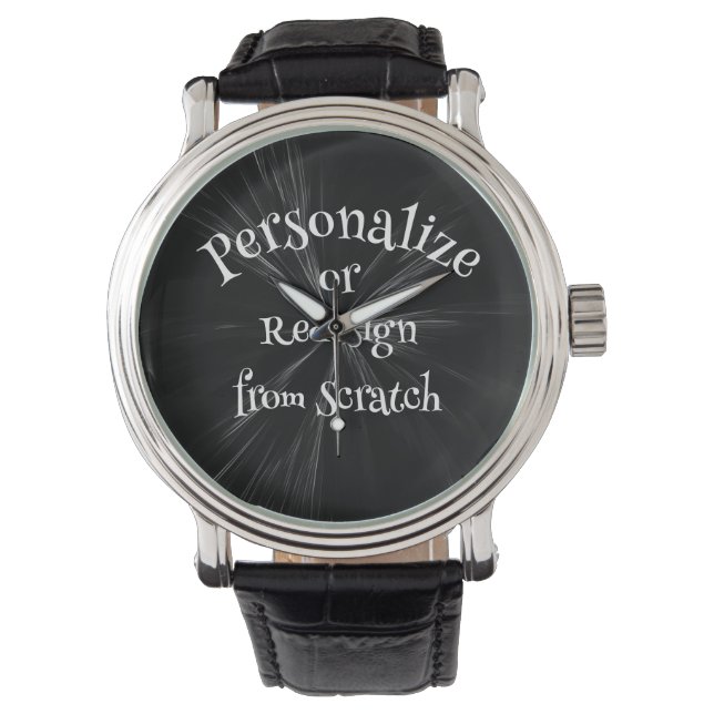 Montre Créez votre propre personnalisation (devant)