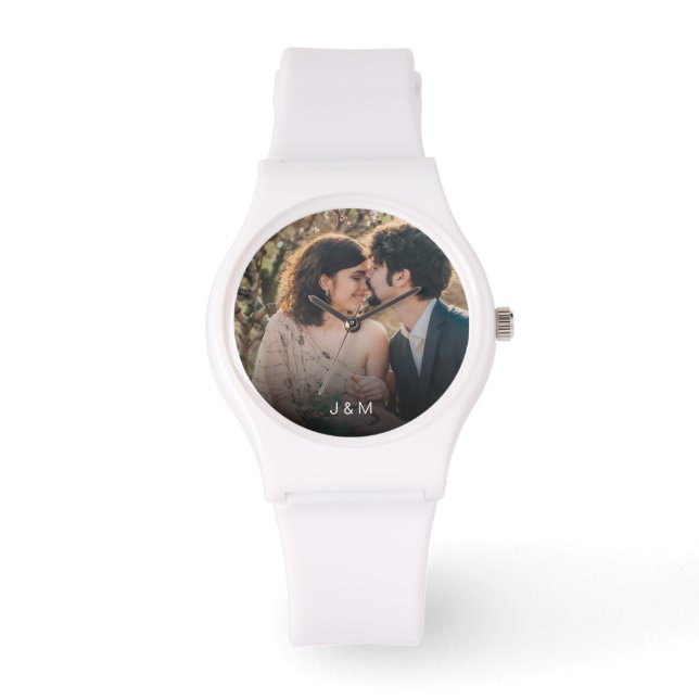 Montre Créez votre propre photo monogrammée (Recto)