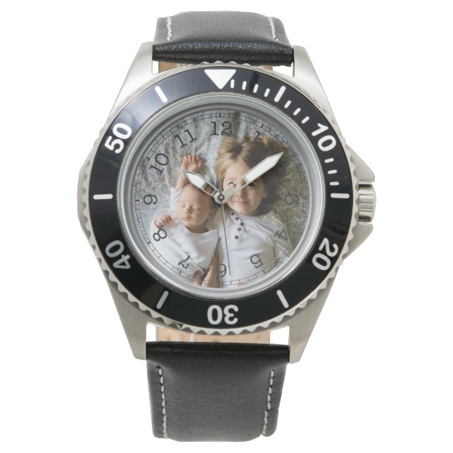 Montre Créez votre propre photo personnalisée (devant)