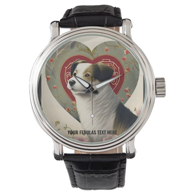 Montre Créez votre propre texte personnalisé personnalisé (devant)
