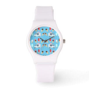 Montre Crème glacée et Motif de camion