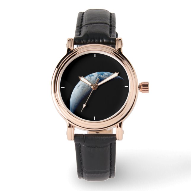 Montre Crescent Terre De La Mission Apollo 4. (Recto)