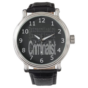 Montre Criminaliste Extraordinaire