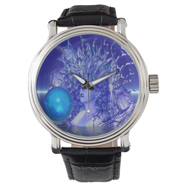 Montre Cristal bleu (devant)