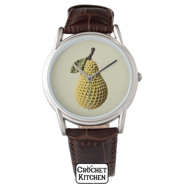 Montre Crochet vert Granny moderne Granny Jaune Poire Fru (Créateur téléchargé)