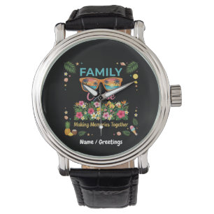 Montre Croisière Familiale Souvenirs Floraux d'Été Tropic