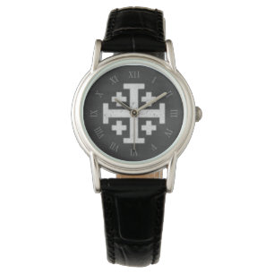 Montre Croix chrétienne de Croisé Templier de Jérusalem C