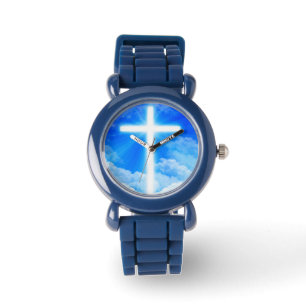 Montre Croix de lumière Jésus-Christ chrétien personna