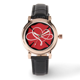 Montre CROIX DE MALTESE avec COEUR et INFINITÉ