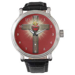 Montre Croix du Sacré-Coeur de Jésus
