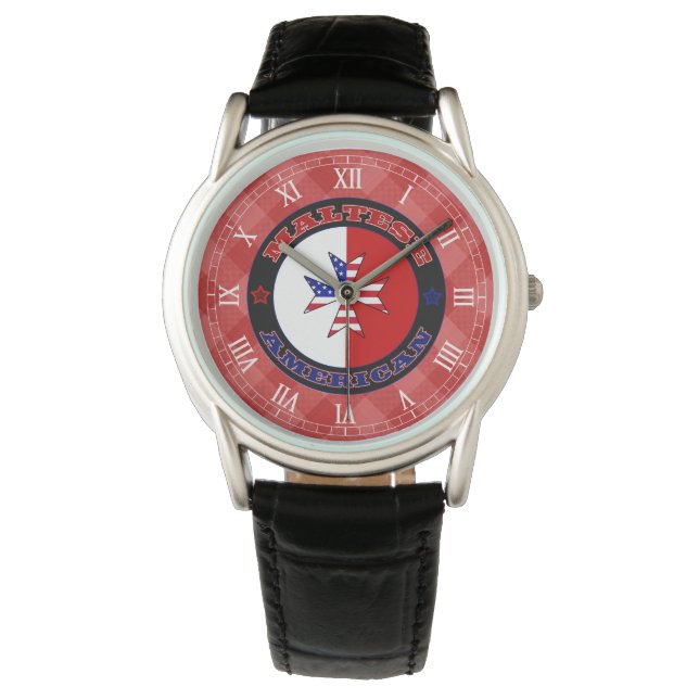 Montre Croix maltaise américaine (devant)