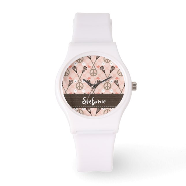 Montre Crosse de paix personnalisée (Recto)