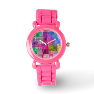 Montre cubes Abstraits