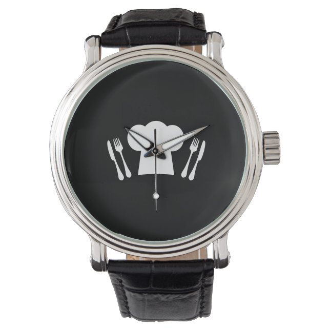 Montre Cuisine ou restaurant Casquette chef (devant)