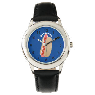 Montre Curieux hot dog Weiner dessin animé