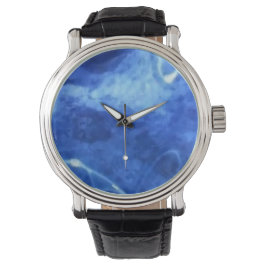 Montre Custom horloge blue