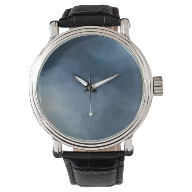 Montre Custom horloge blue (devant)
