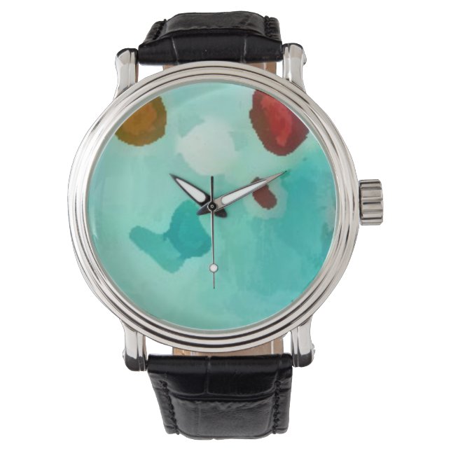 Montre Custom horloge blue (devant)
