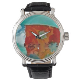 Montre Custom horloge blue