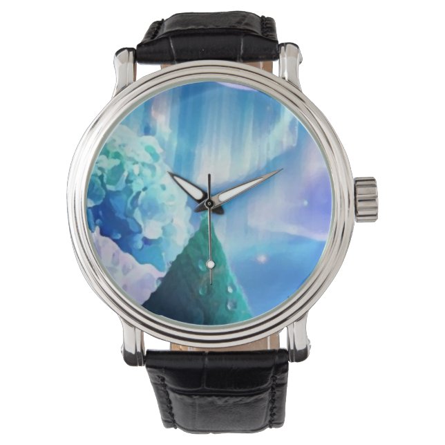 Montre Custom horloge fantasy _blue (devant)