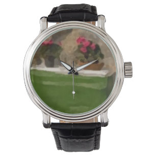 Montre Custom horloge flower