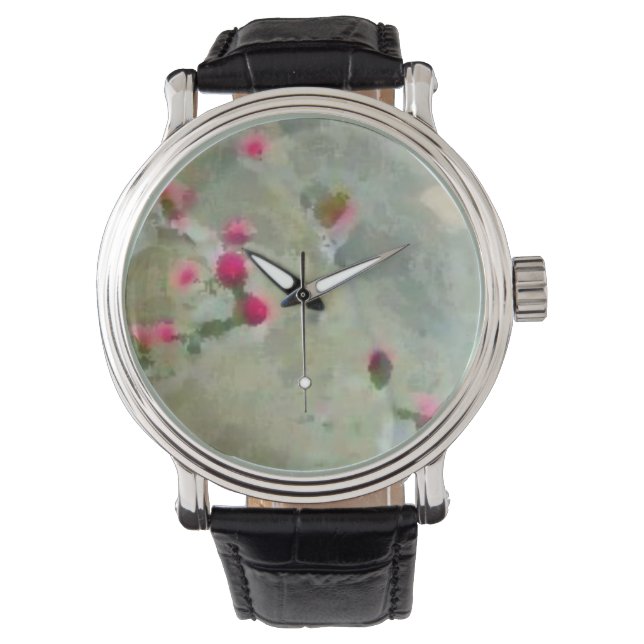 Montre Custom horloge pink_grey (devant)