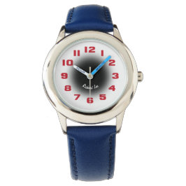 Montre Customisez le visage rouge de cette jeune personne