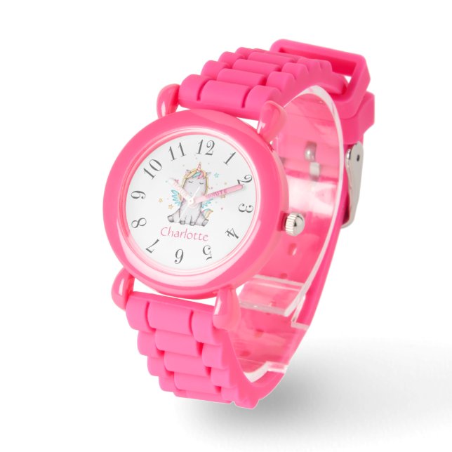 Montre Cute Baby Unicorn Personnalisé (Angle)