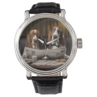 Cute basset hounds lecture journal