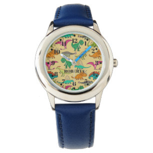 Montre Cute Dinosaures Préhistorique Enfants Regarder