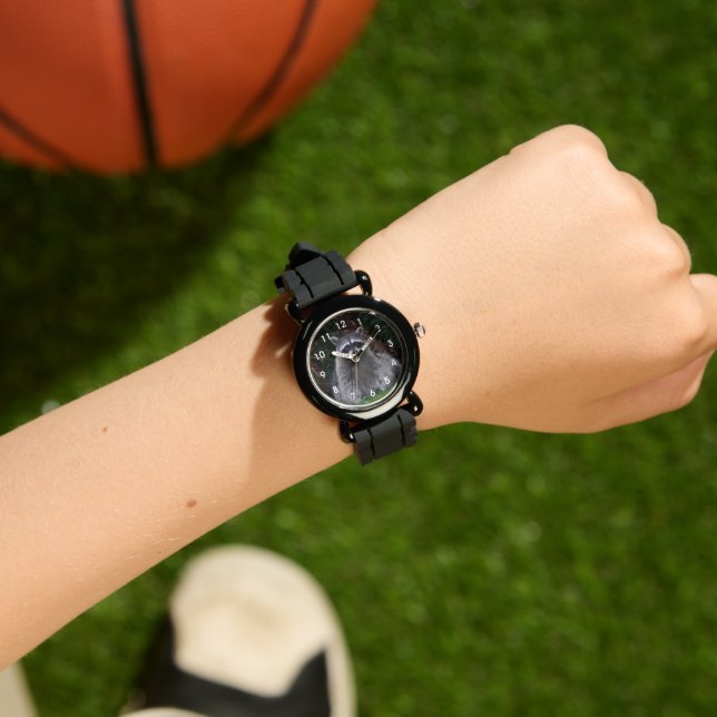 Montre Cute Forest Raccoon Photo Faune (Poignet)